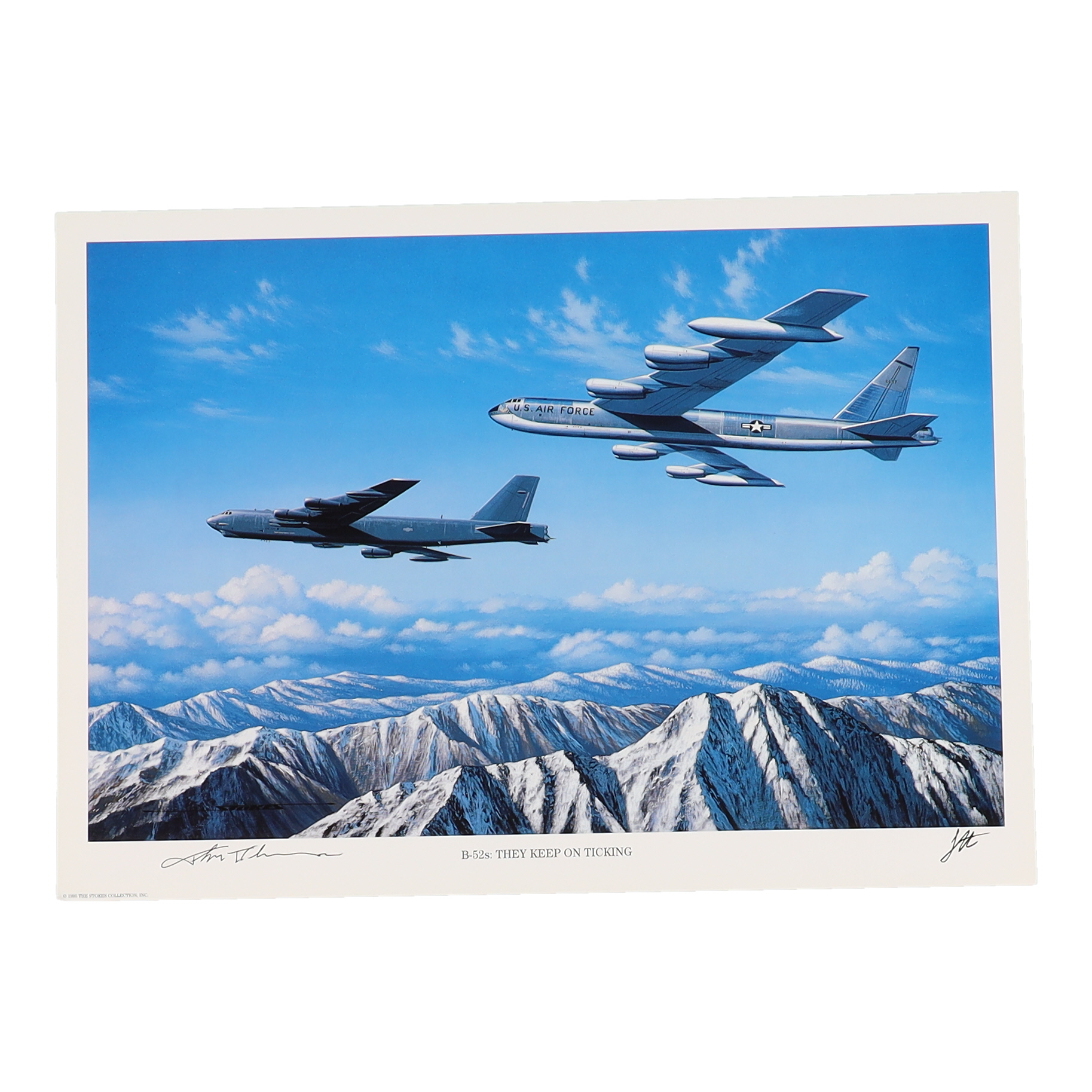 John T. Chain Jr Signed Stan Stokes "B-52s: They Keep on Ticking'" Lithograph (AIV) at PristineAuction.com John T. Chain Jr Signed Stan Stokes "B-52s: They Keep on Ticking'" Lithograph (AIV) at PristineAuction.com