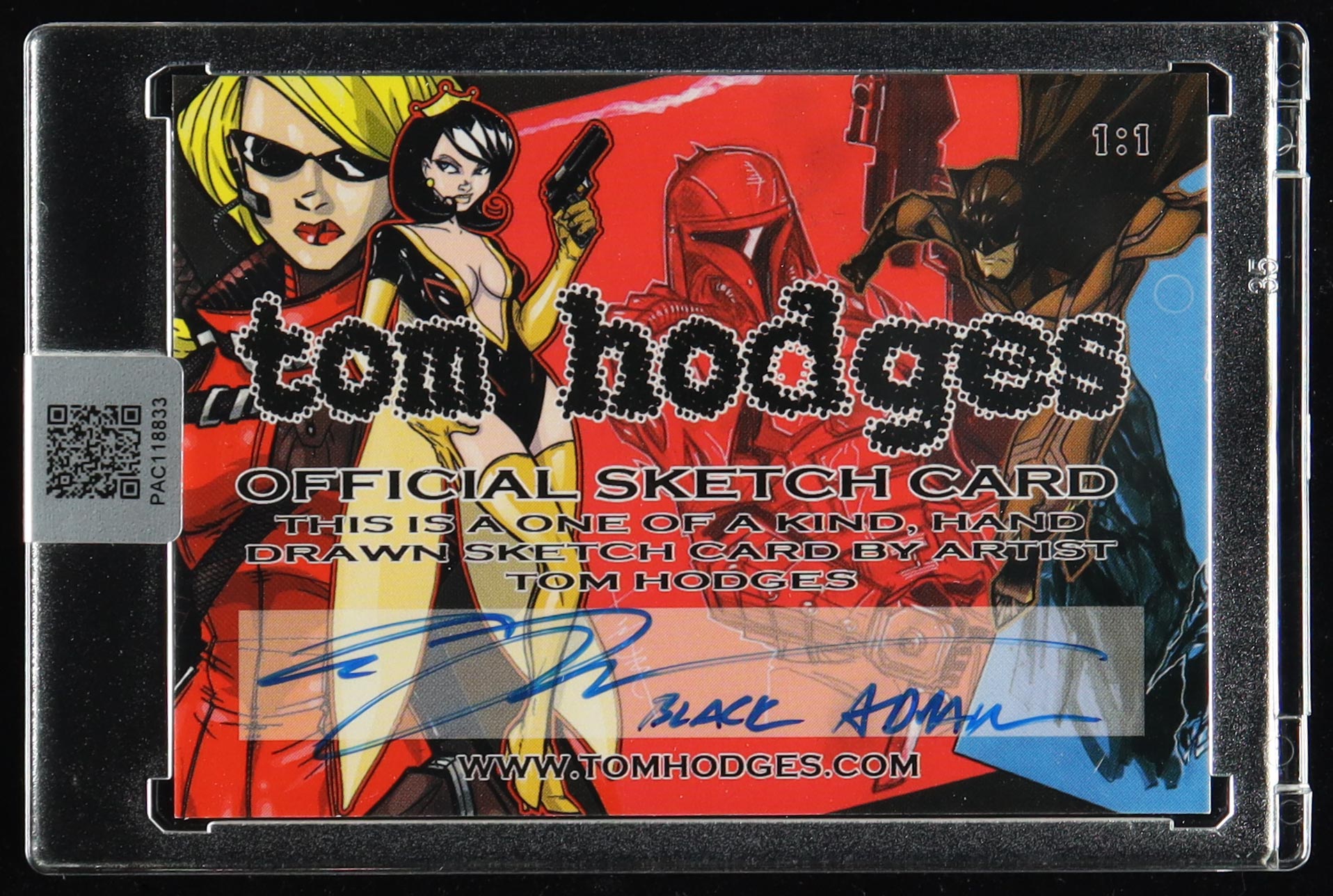 Black Adam | DC Comics | Original Art Sketch Card by Tom Hodges (1/1 Original Art) at PristineAuction.com Black Adam | DC Comics | Original Art Sketch Card by Tom Hodges (1/1 Original Art) at PristineAuction.com