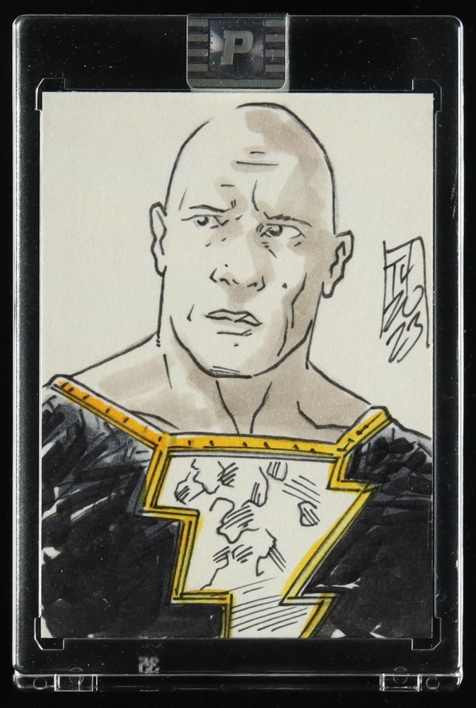 Black Adam | DC Comics | Original Art Sketch Card by Tom Hodges (1/1 ...