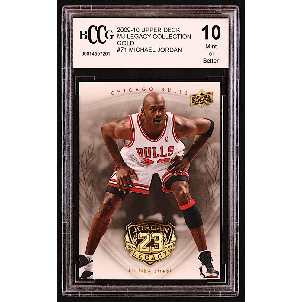 michael jordan upper deck master collection