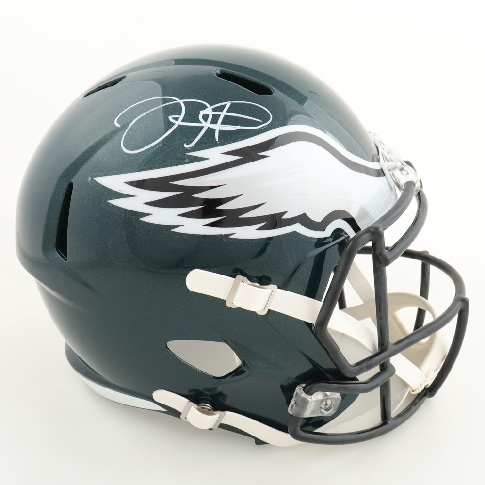 Jalen Hurts Signed Eagles Full-Size Speed Helmet (Beckett & Hurts) at PristineAuction.com Jalen Hurts Signed Eagles Full-Size Speed Helmet (Beckett & Hurts) at PristineAuction.com