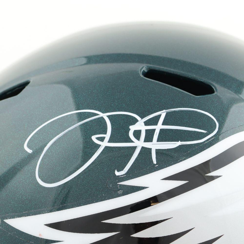 Jalen Hurts Signed Eagles Full-Size Speed Helmet (Beckett & Hurts) at PristineAuction.com Jalen Hurts Signed Eagles Full-Size Speed Helmet (Beckett & Hurts) at PristineAuction.com