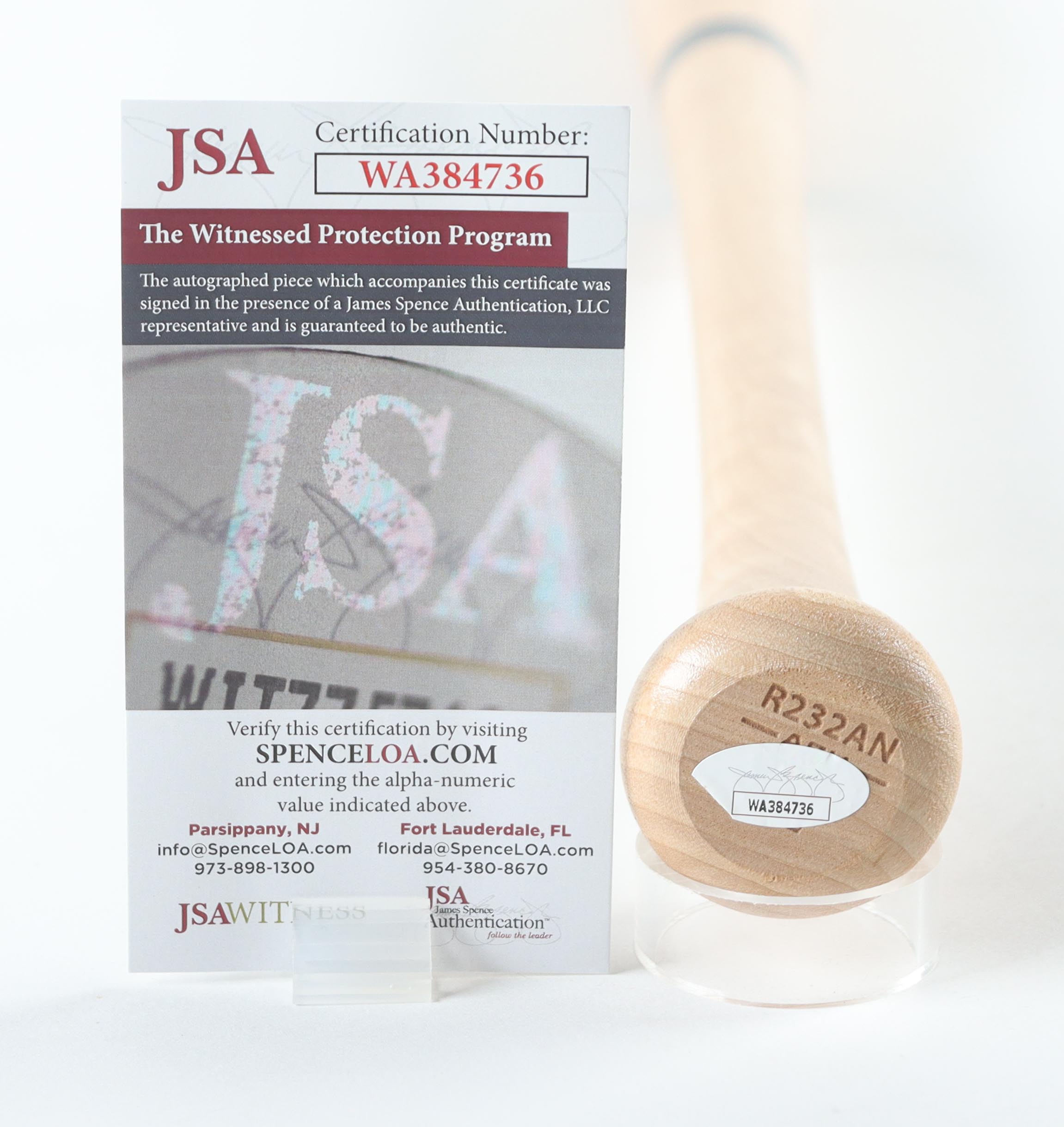 Pat Hughes Signed Rawlings Pro Baseball Bat Inscribed "HOF '23" (JSA) at PristineAuction.com Pat Hughes Signed Rawlings Pro Baseball Bat Inscribed "HOF '23" (JSA) at PristineAuction.com