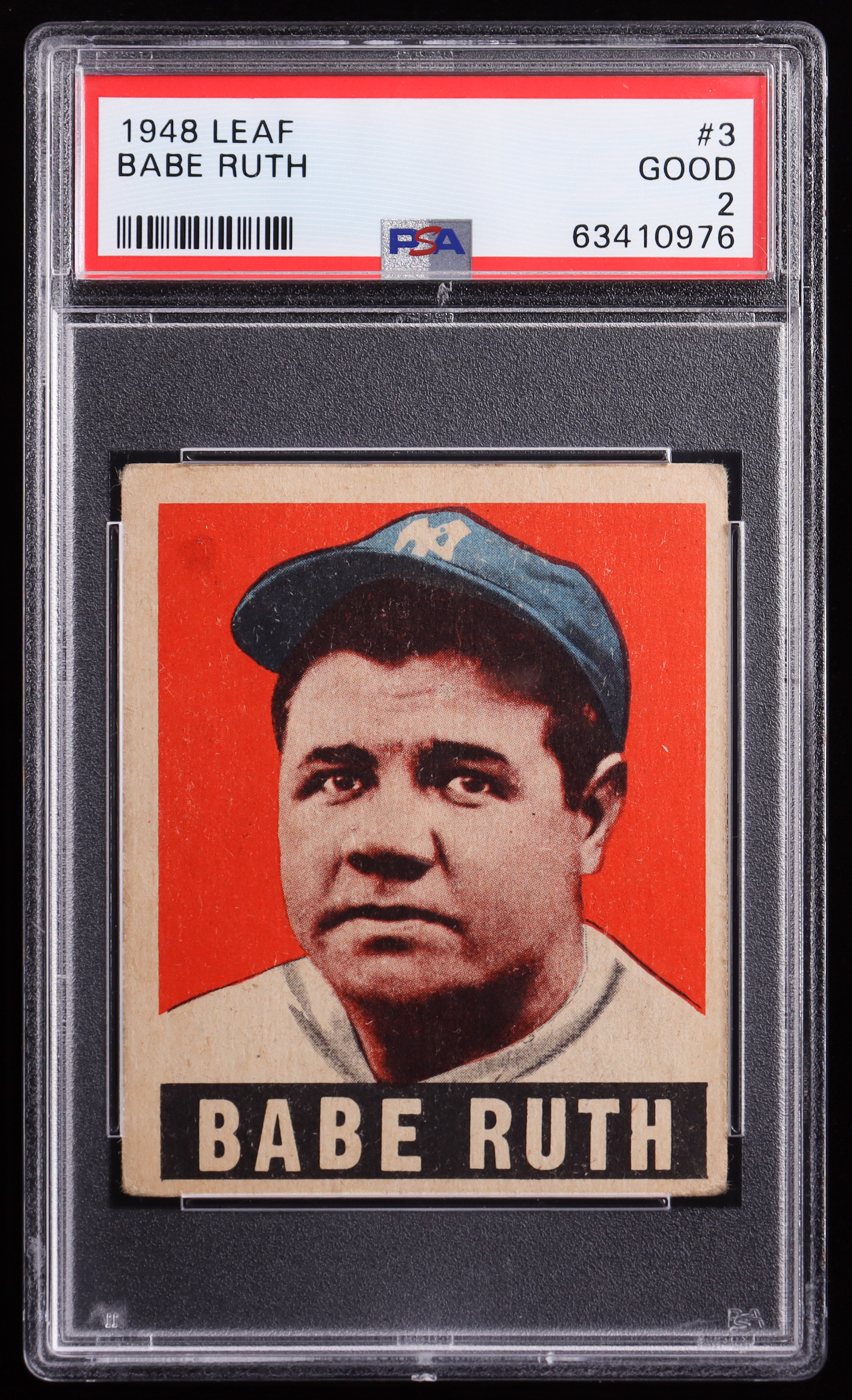Babe Ruth 1948 Leaf #3 (PSA 2) | Pristine Auction