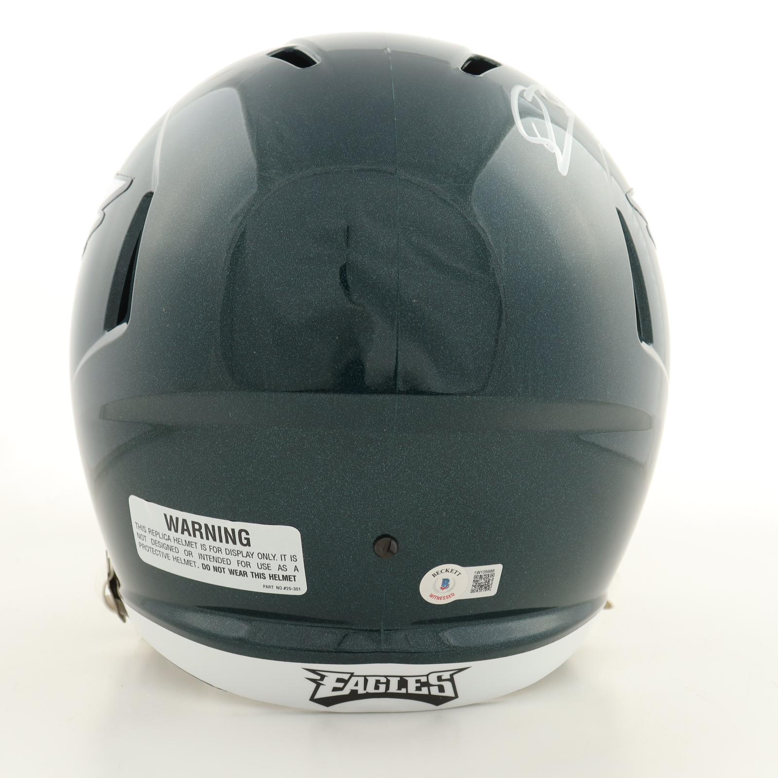 Donovan McNabb Signed Eagles Full-Size Speed Helmet (Beckett) at PristineAuction.com Donovan McNabb Signed Eagles Full-Size Speed Helmet (Beckett) at PristineAuction.com