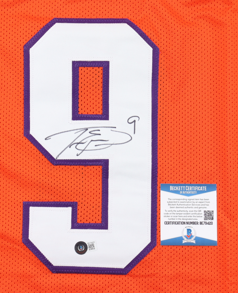 Travis Etienne Jr. Signed Jersey (Beckett) at PristineAuction.com Travis Etienne Jr. Signed Jersey (Beckett) at PristineAuction.com
