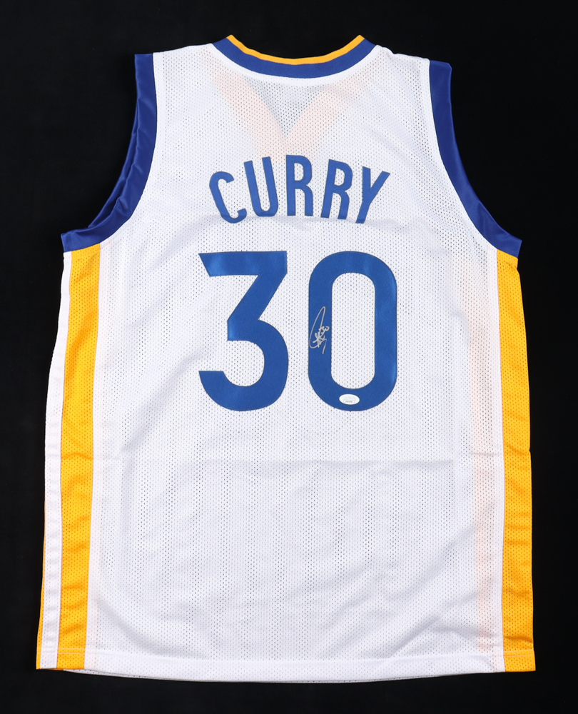 Stephen Curry Signed Warriors Jersey (JSA) at PristineAuction.com Stephen Curry Signed Warriors Jersey (JSA) at PristineAuction.com