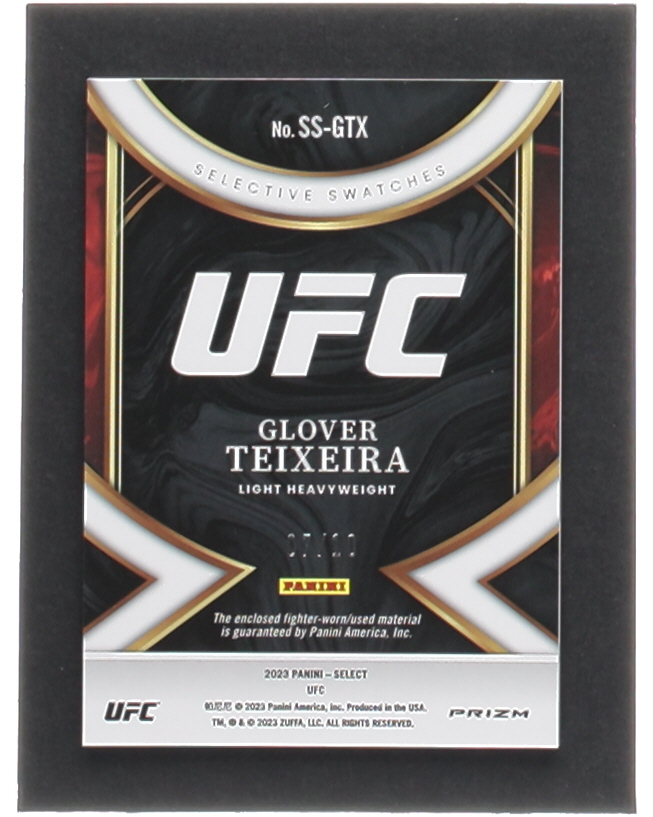 Glover Teixeira 2023 Select UFC Selective Swatches #SSGTX Prizms Gold #07/10 at PristineAuction.com Glover Teixeira 2023 Select UFC Selective Swatches #SSGTX Prizms Gold #07/10 at PristineAuction.com