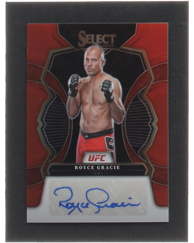 Royce Gracie 2023 Select UFC Signatures Prizms Red #SGRGC Autograph #36/99 at PristineAuction.com Royce Gracie 2023 Select UFC Signatures Prizms Red #SGRGC Autograph #36/99 at PristineAuction.com