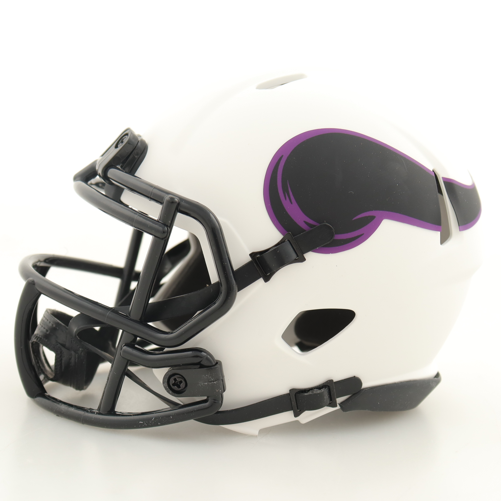 Jordan Addison Signed Vikings Lunar Eclipse Alternate Speed Mini Helmet (Beckett) at PristineAuction.com Jordan Addison Signed Vikings Lunar Eclipse Alternate Speed Mini Helmet (Beckett) at PristineAuction.com