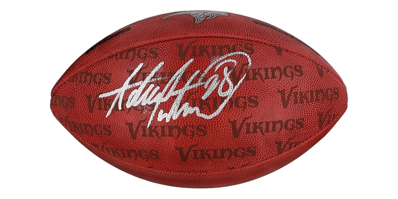 Adrian Peterson Signed Vikings Logo "The Duke" NFL Football (Beckett) at PristineAuction.com Adrian Peterson Signed Vikings Logo "The Duke" NFL Football (Beckett) at PristineAuction.com