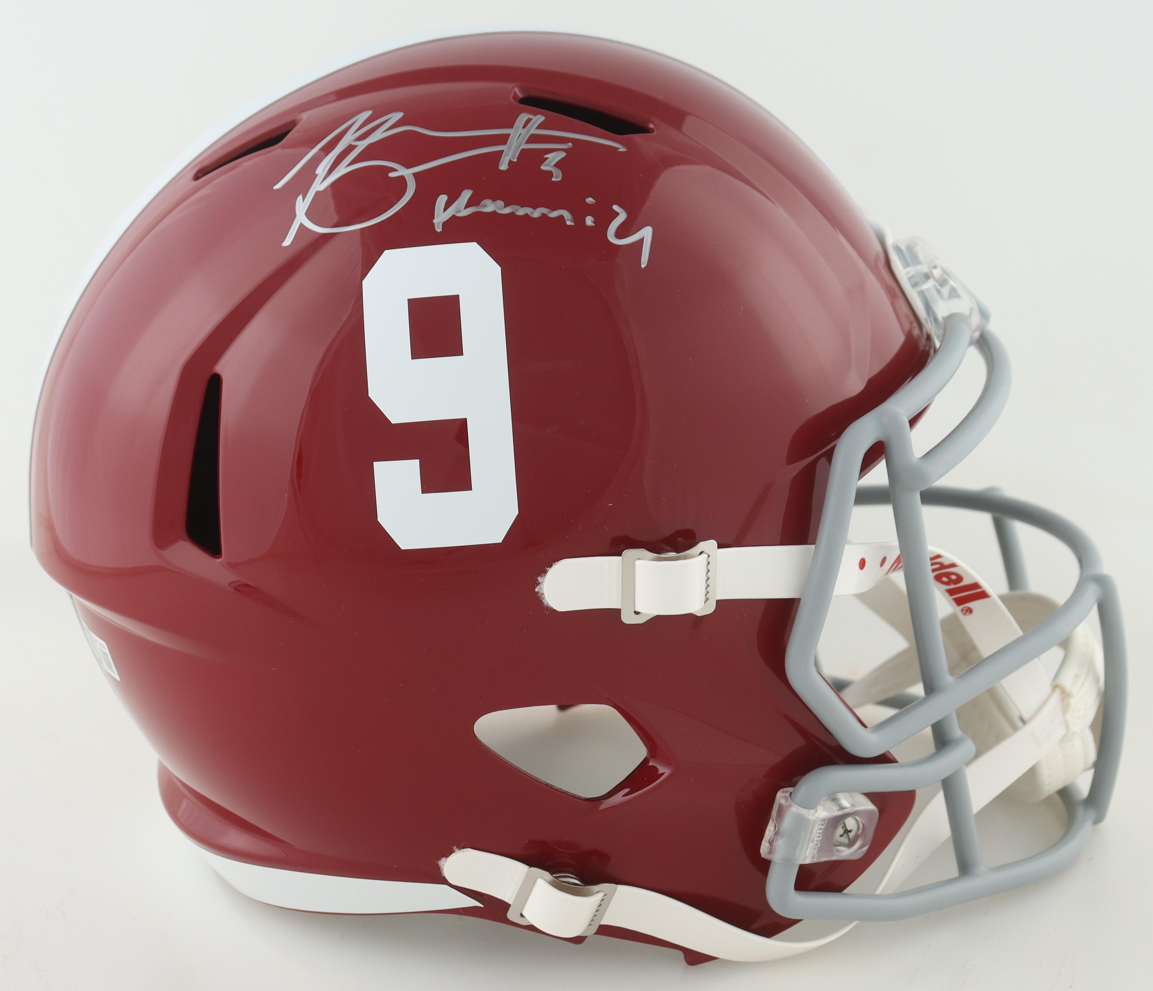 Bryce Young Signed Alabama Crimson Tide Full-Size Speed Helmet Inscribed "Heisman 21" (Beckett) at PristineAuction.com Bryce Young Signed Alabama Crimson Tide Full-Size Speed Helmet Inscribed "Heisman 21" (Beckett) at PristineAuction.com
