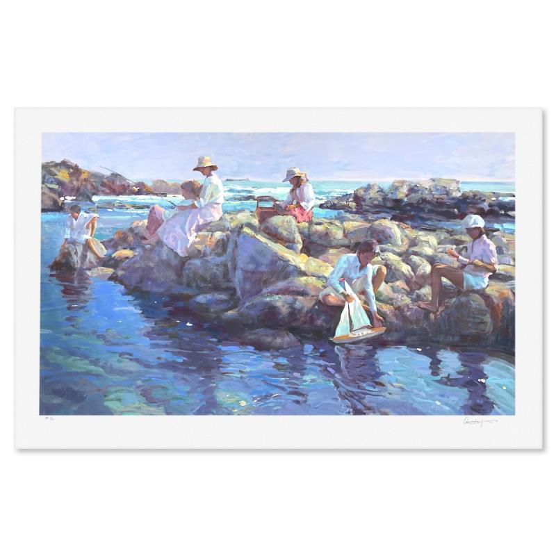 "Rock Point" LE 32x48 Publisher's Proof by Don Hatfield (Artova) at PristineAuction.com "Rock Point" LE 32x48 Publisher's Proof by Don Hatfield (Artova) at PristineAuction.com