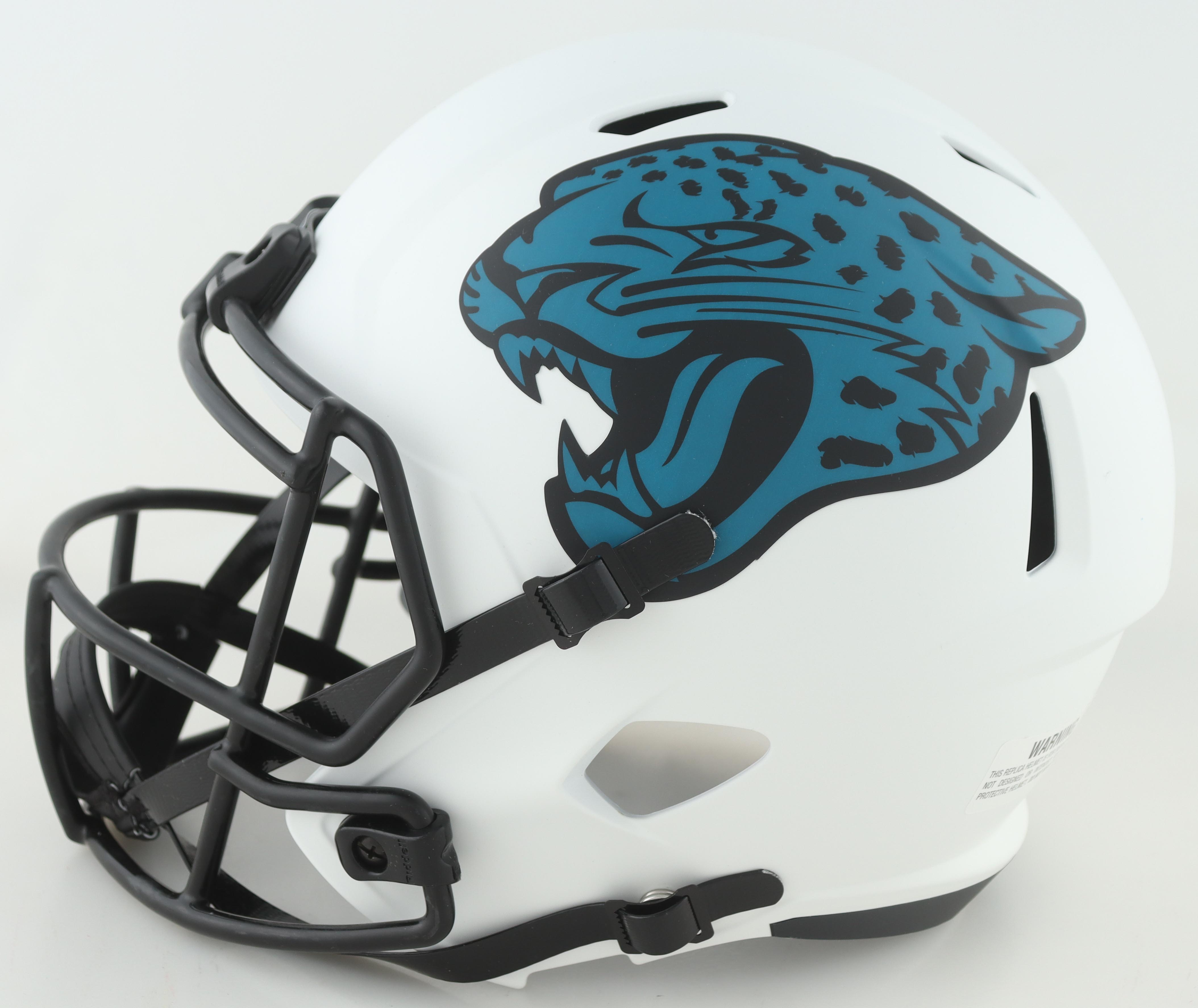 Evan Engram Signed Jaguars Full-Size Lunar Eclipse Alternate Speed Helmet (Beckett) at PristineAuction.com Evan Engram Signed Jaguars Full-Size Lunar Eclipse Alternate Speed Helmet (Beckett) at PristineAuction.com