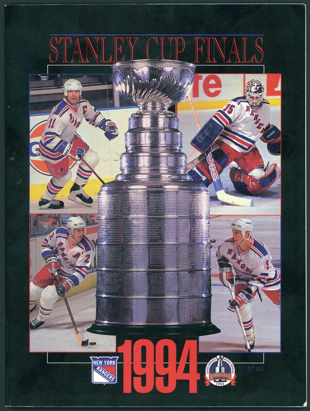 Vintage 1994 Official Rangers Stanley Cup Finals Program at PristineAuction.com Vintage 1994 Official Rangers Stanley Cup Finals Program at PristineAuction.com