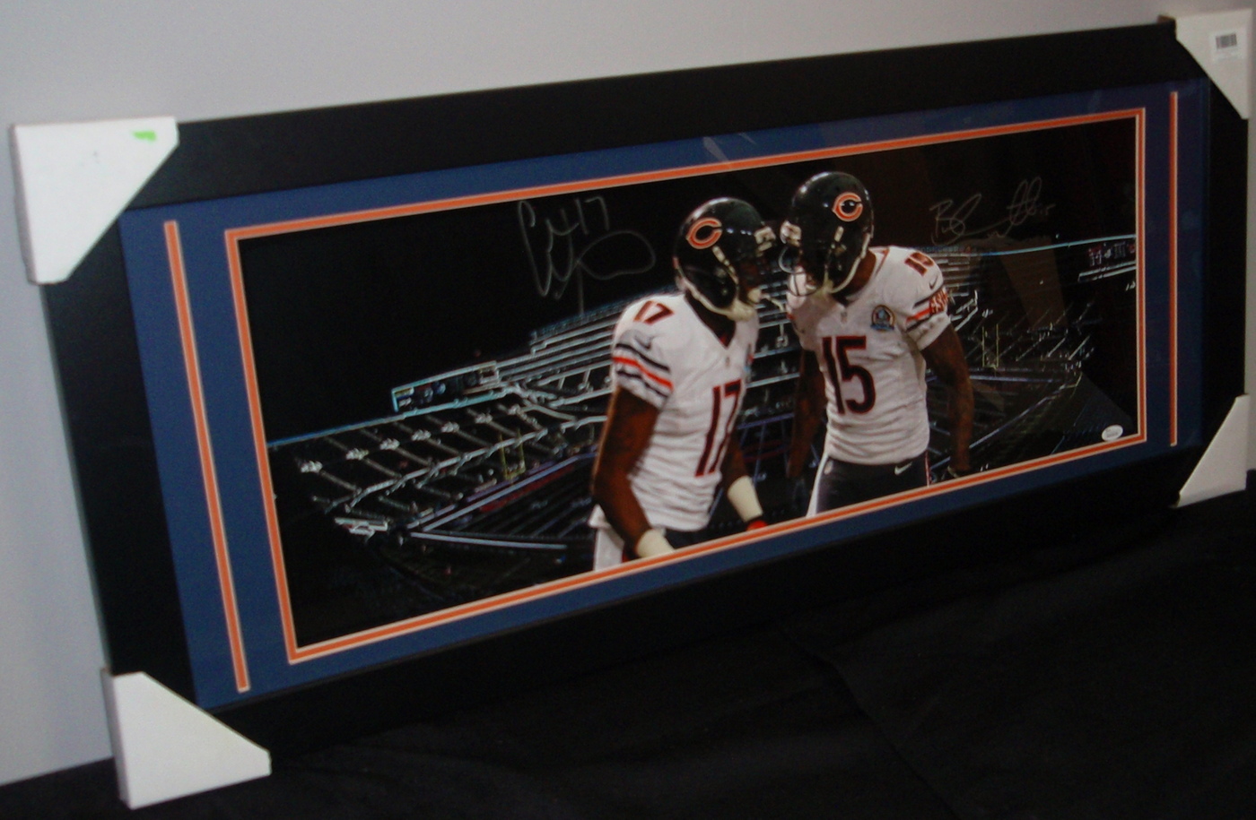 Brandon Marshall & Alshon Jeffery Signed Bears Custom Framed Panoramic Photo (JSA COA) at PristineAuction.com Brandon Marshall & Alshon Jeffery Signed Bears Custom Framed Panoramic Photo (JSA COA) at PristineAuction.com