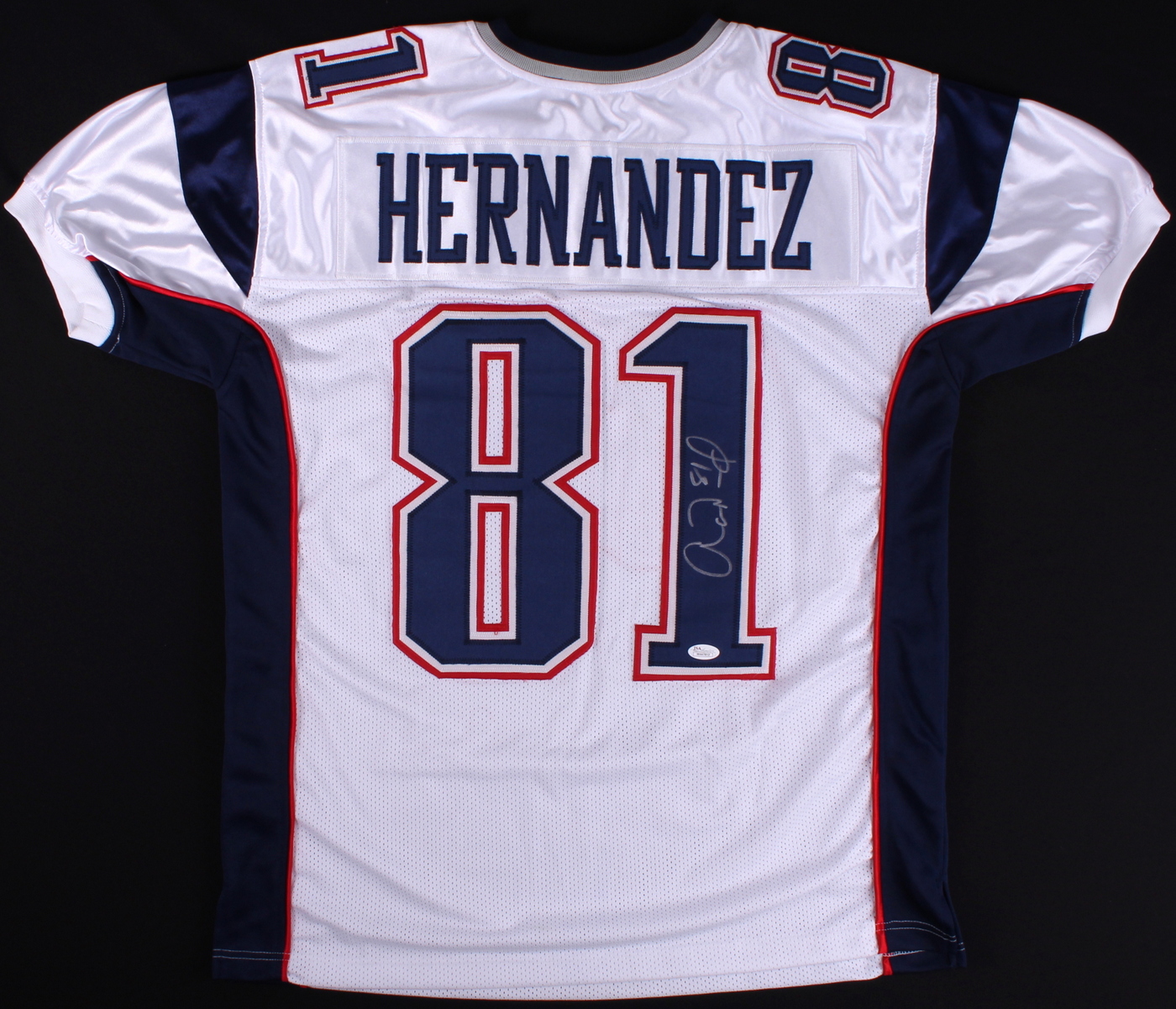 Aaron Hernandez Signed Patriots Jersey (JSA COA) at PristineAuction.com Aaron Hernandez Signed Patriots Jersey (JSA COA) at PristineAuction.com