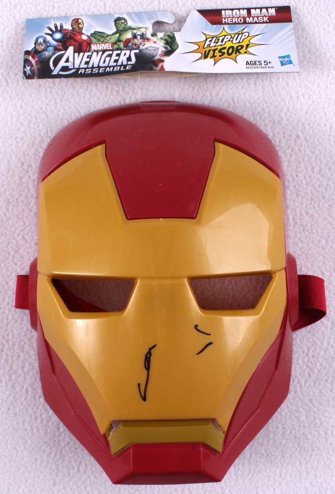 Robert Downey Jr Signed Iron Man Mask (Prime Time Signatures COA ...