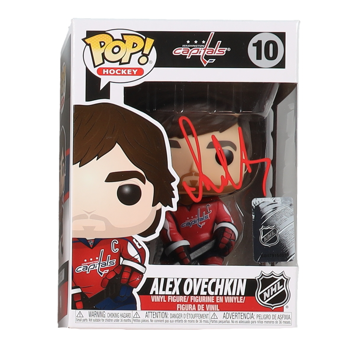Alexander Ovechkin Signed Capitals #10 Funko Pop! Vinyl Figure (Fanatics) at PristineAuction.com Alexander Ovechkin Signed Capitals #10 Funko Pop! Vinyl Figure (Fanatics) at PristineAuction.com