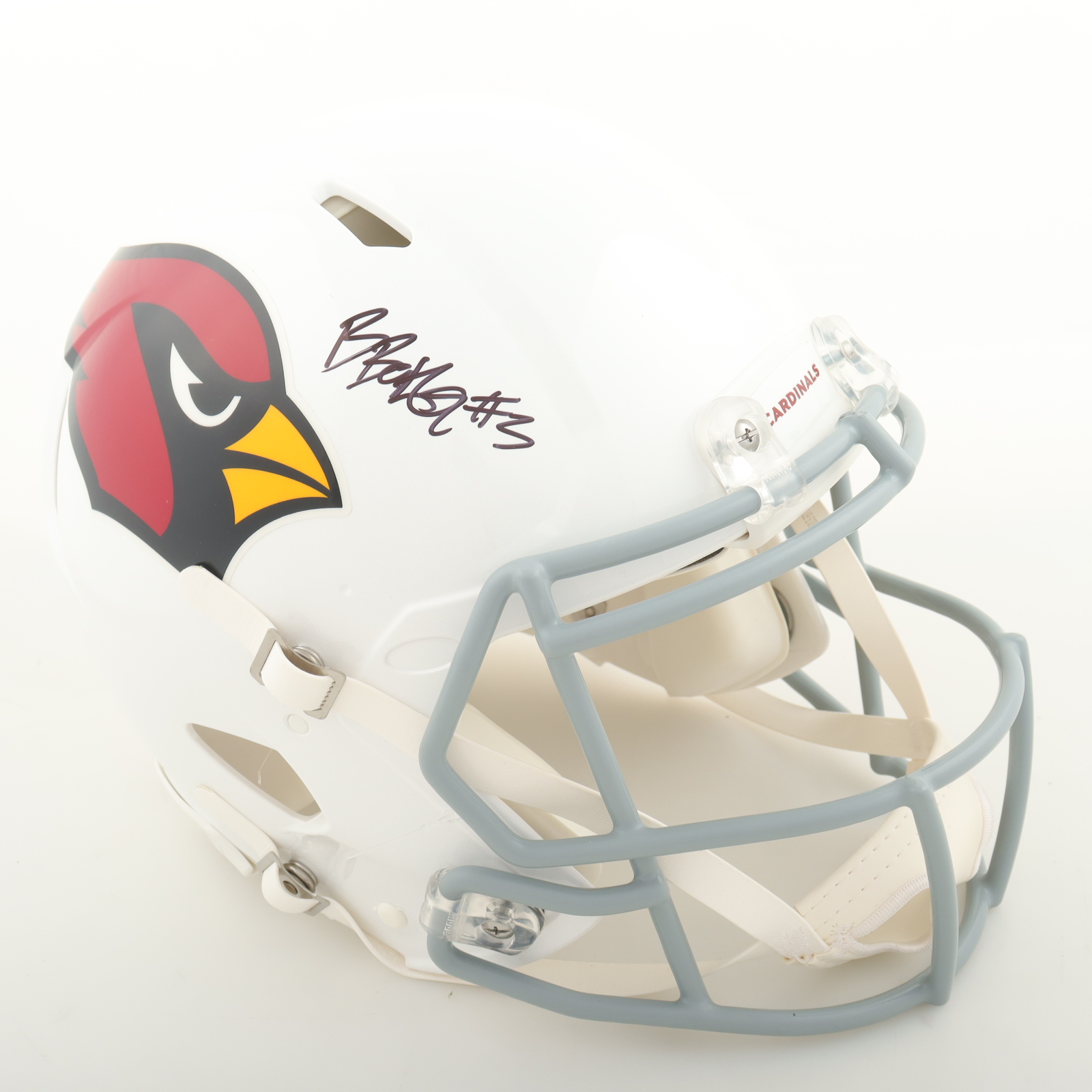 Budda Baker Signed Cardinals Full-Size Authentic Speed Helmet (Beckett) at PristineAuction.com Budda Baker Signed Cardinals Full-Size Authentic Speed Helmet (Beckett) at PristineAuction.com