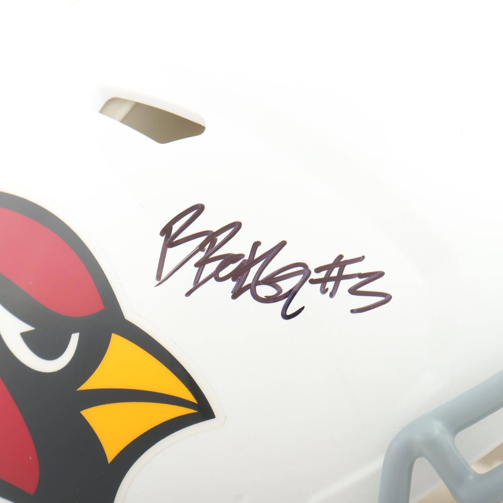 Budda Baker Signed Cardinals Full-Size Authentic Speed Helmet (Beckett) at PristineAuction.com Budda Baker Signed Cardinals Full-Size Authentic Speed Helmet (Beckett) at PristineAuction.com