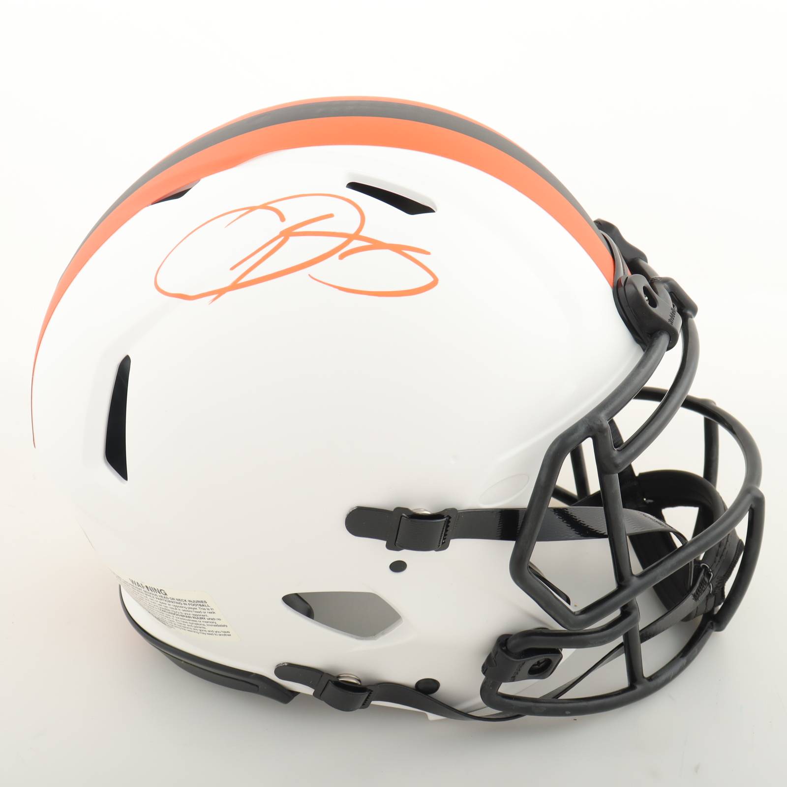 Odell Beckham Jr. Signed Browns Full-Size Authentic Lunar Eclipse Alternate Speed Helmet (Beckett) at PristineAuction.com Odell Beckham Jr. Signed Browns Full-Size Authentic Lunar Eclipse Alternate Speed Helmet (Beckett) at PristineAuction.com