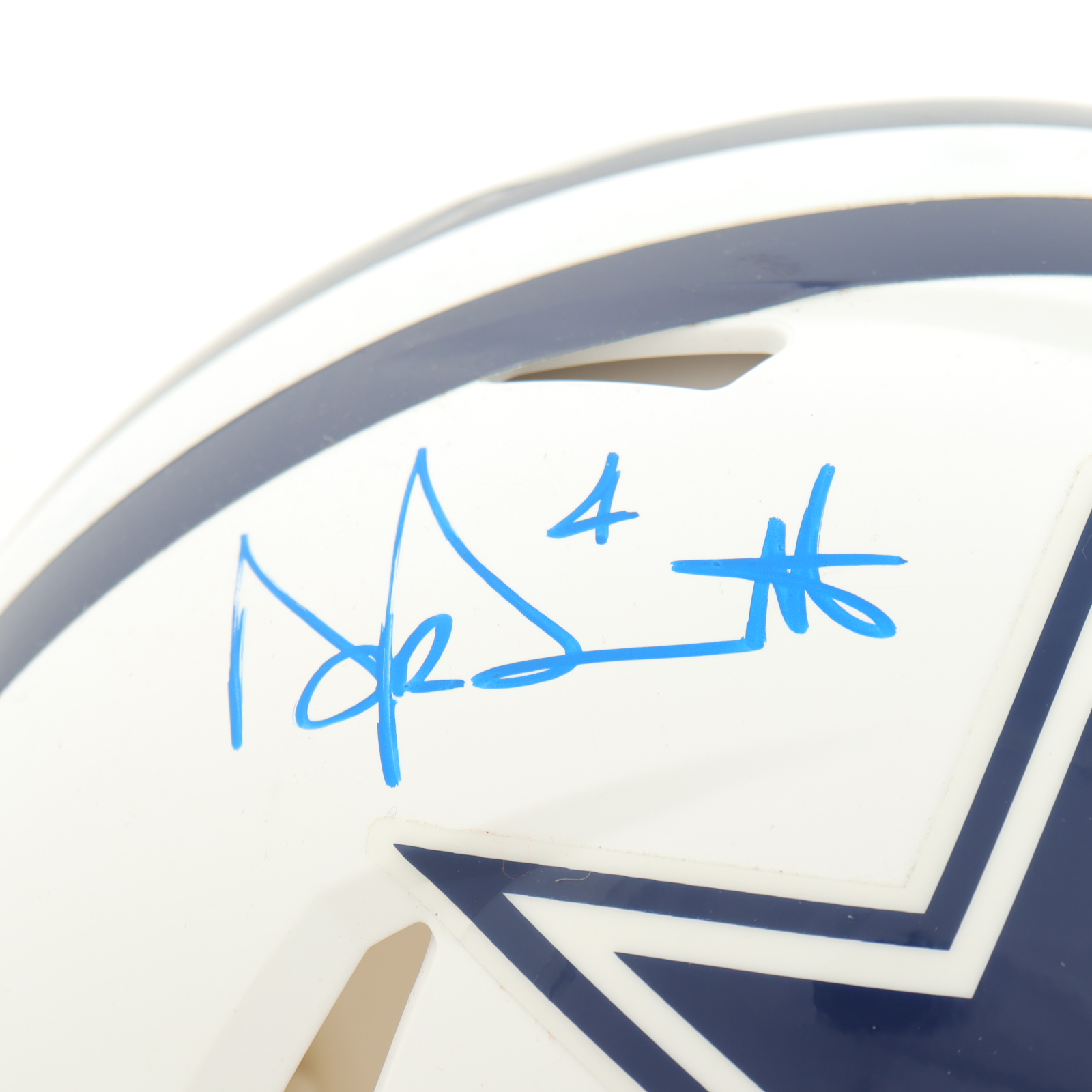 Ezekiel Elliott, Dak Prescott & Amari Cooper Signed Cowboys Full-Size Authentic On-Field Lunar Eclipse Alternate Speed Helmet (Beckett) at PristineAuction.com Ezekiel Elliott, Dak Prescott & Amari Cooper Signed Cowboys Full-Size Authentic On-Field Lunar Eclipse Alternate Speed Helmet (Beckett) at PristineAuction.com