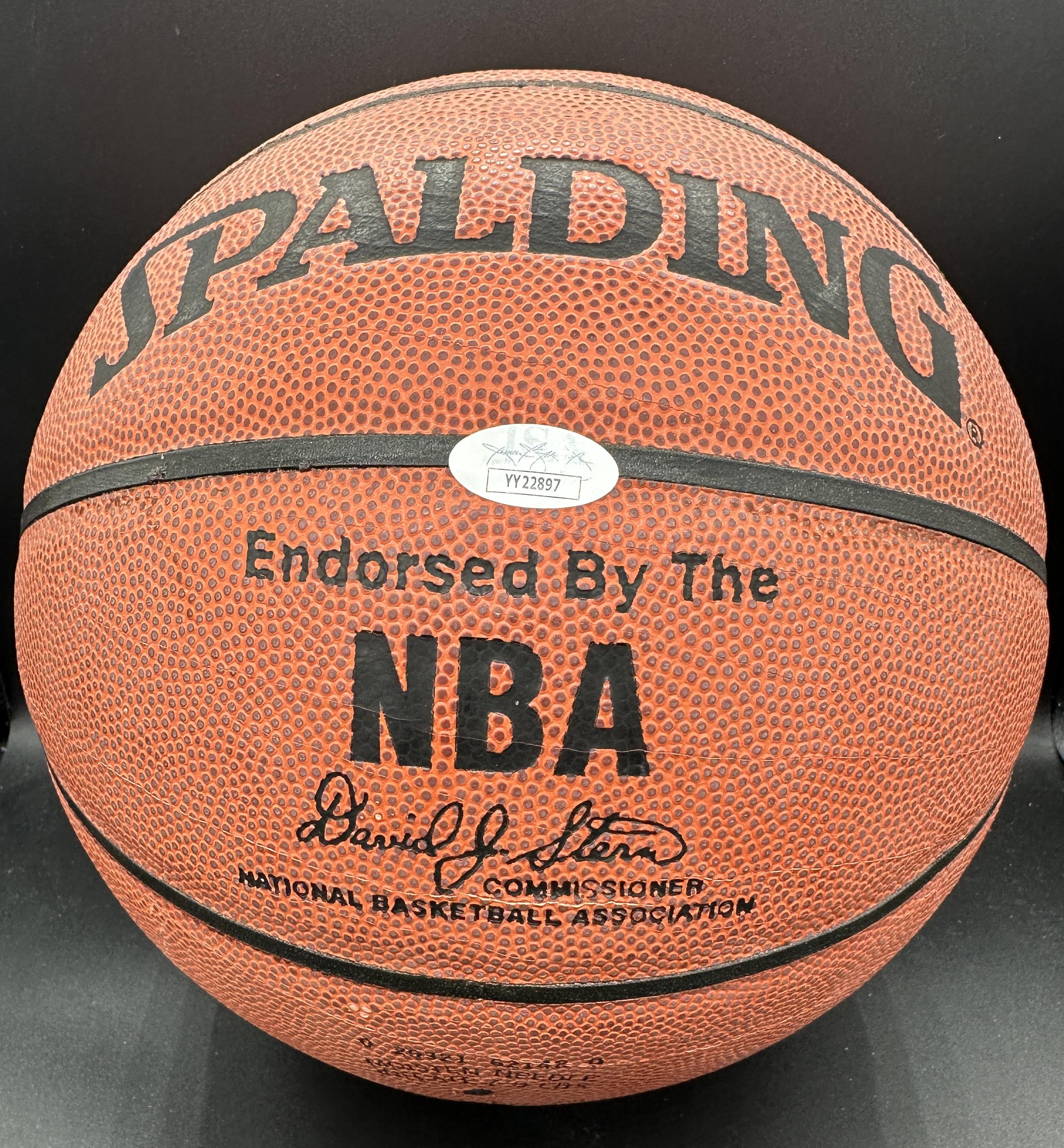 Wilt Chamberlain Signed NBA basketball (JSA) at PristineAuction.com Wilt Chamberlain Signed NBA basketball (JSA) at PristineAuction.com