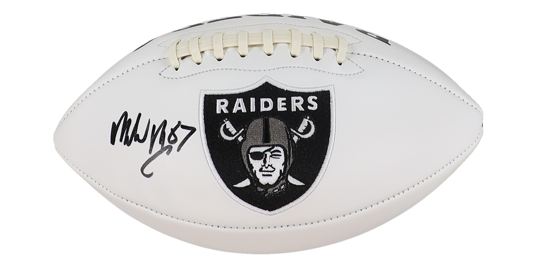 Michael Mayer Signed Raiders Logo Football (Beckett) at PristineAuction.com Michael Mayer Signed Raiders Logo Football (Beckett) at PristineAuction.com