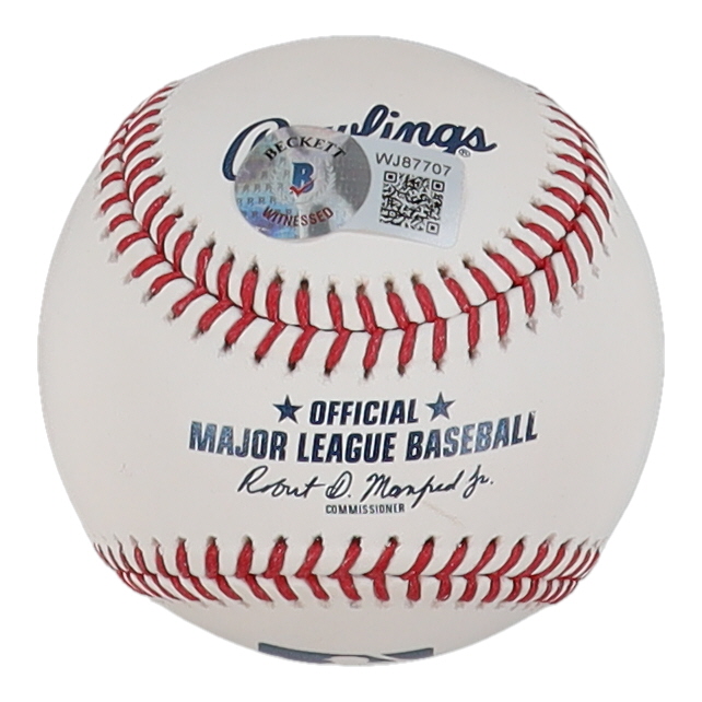 Ronald Acuna Jr. Signed OML Baseball (Beckett) at PristineAuction.com Ronald Acuna Jr. Signed OML Baseball (Beckett) at PristineAuction.com