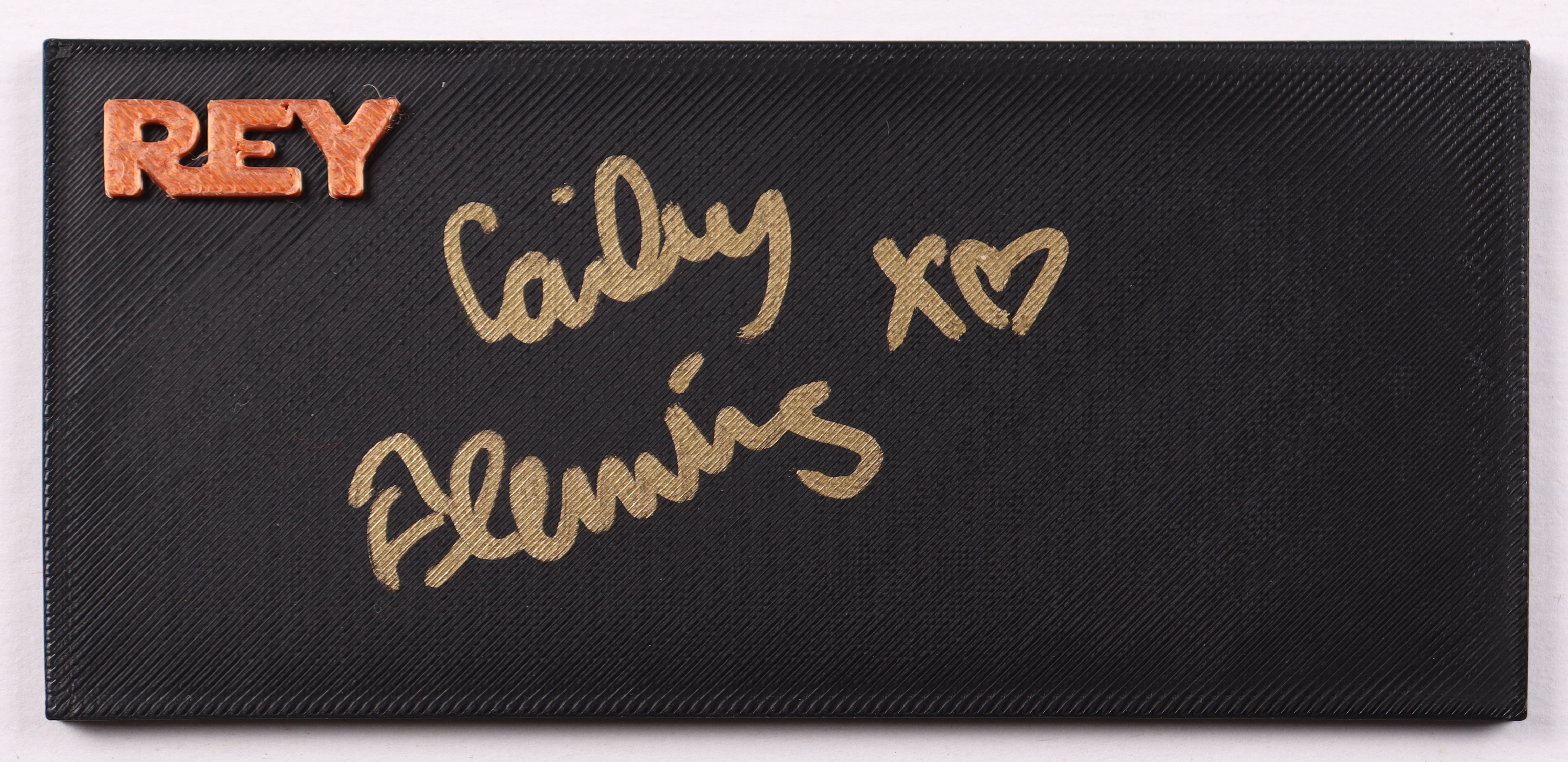 Cailey Fleming Signed Rey Star Wars Lightsaber Full Size Prop Replica with Display Stand (JSA COA) at PristineAuction.com Cailey Fleming Signed Rey Star Wars Lightsaber Full Size Prop Replica with Display Stand (JSA COA) at PristineAuction.com