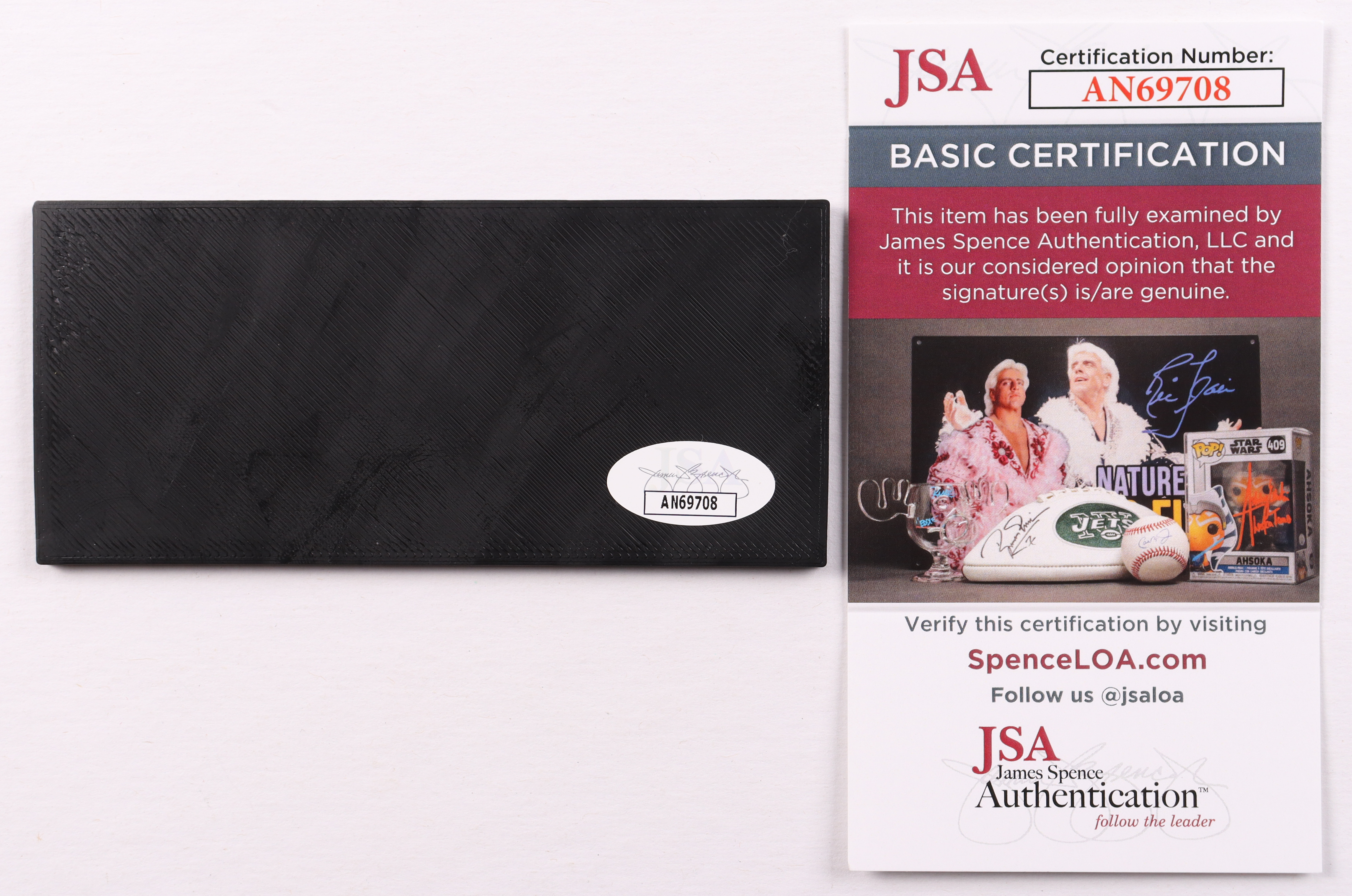 Cailey Fleming Signed Rey Star Wars Lightsaber Full Size Prop Replica with Display Stand (JSA COA) at PristineAuction.com Cailey Fleming Signed Rey Star Wars Lightsaber Full Size Prop Replica with Display Stand (JSA COA) at PristineAuction.com