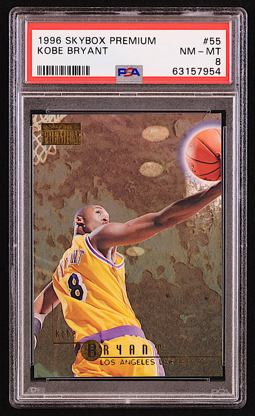 Kobe Bryant 1996-97 SkyBox Premium #55 RC (PSA 8) at PristineAuction.com Kobe Bryant 1996-97 SkyBox Premium #55 RC (PSA 8) at PristineAuction.com