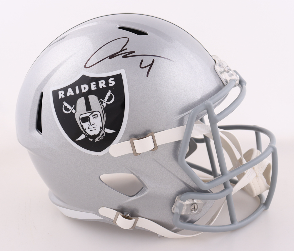 Aidan O'Connell Signed Raiders Full-Size Speed Helmet (Beckett) at PristineAuction.com Aidan O'Connell Signed Raiders Full-Size Speed Helmet (Beckett) at PristineAuction.com