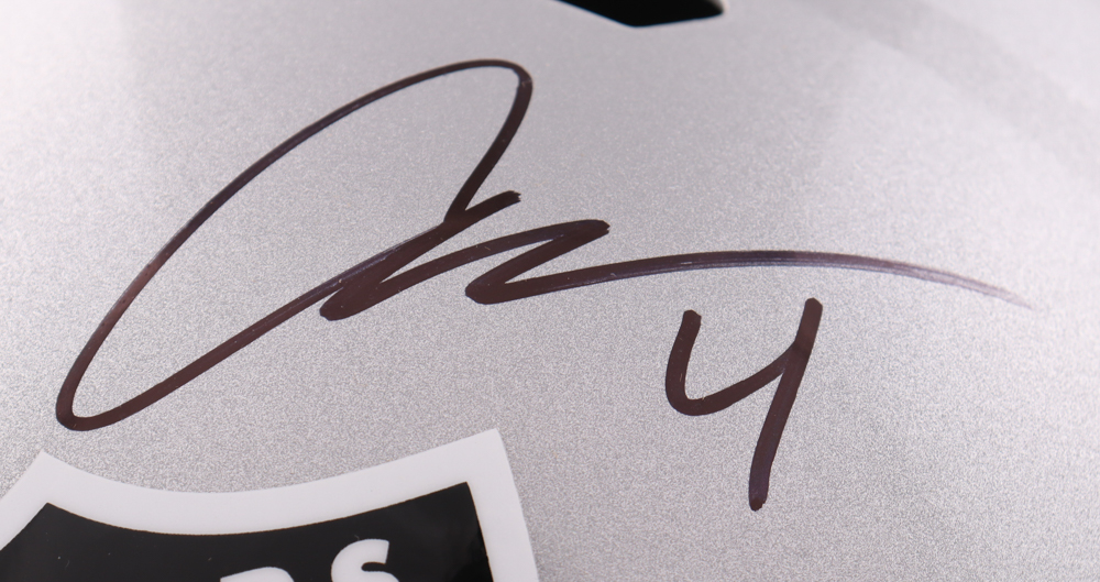 Aidan O'Connell Signed Raiders Full-Size Speed Helmet (Beckett) at PristineAuction.com Aidan O'Connell Signed Raiders Full-Size Speed Helmet (Beckett) at PristineAuction.com