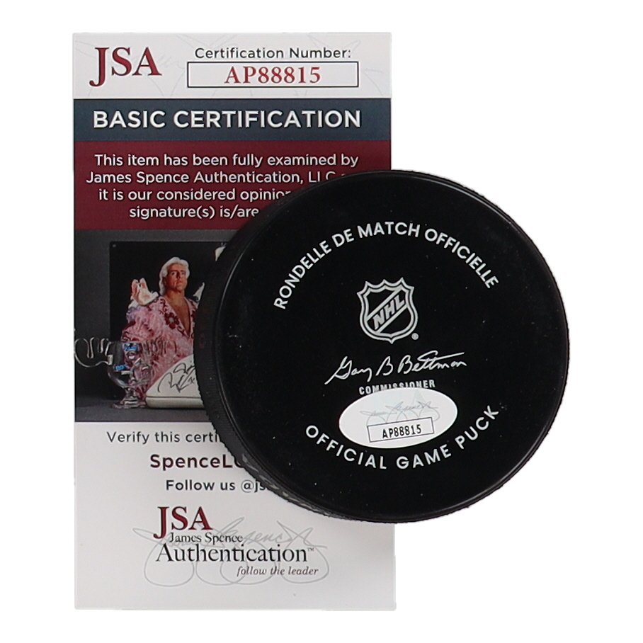 Pierre-Edouard Bellemare Signed 2024 Winter Classic Logo Hockey Puck (JSA) at PristineAuction.com Pierre-Edouard Bellemare Signed 2024 Winter Classic Logo Hockey Puck (JSA) at PristineAuction.com
