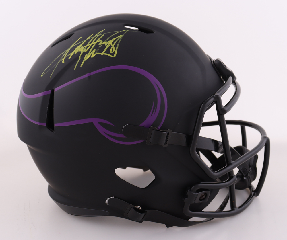 Adrian Peterson Signed Vikings Full-Size Eclipse Alternate Speed Helmet (Beckett) at PristineAuction.com Adrian Peterson Signed Vikings Full-Size Eclipse Alternate Speed Helmet (Beckett) at PristineAuction.com