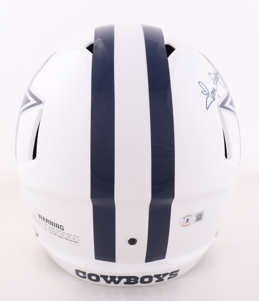 Roger Staubach & Tony Dorsett Signed Cowboys Speed Full-Size Helmet (Beckett) at PristineAuction.com Roger Staubach & Tony Dorsett Signed Cowboys Speed Full-Size Helmet (Beckett) at PristineAuction.com