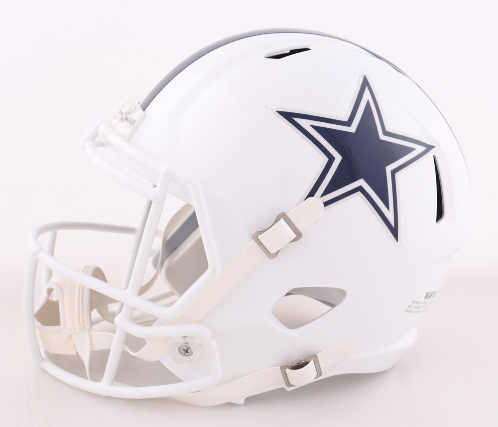 Roger Staubach & Tony Dorsett Signed Cowboys Speed Full-Size Helmet (Beckett) at PristineAuction.com Roger Staubach & Tony Dorsett Signed Cowboys Speed Full-Size Helmet (Beckett) at PristineAuction.com