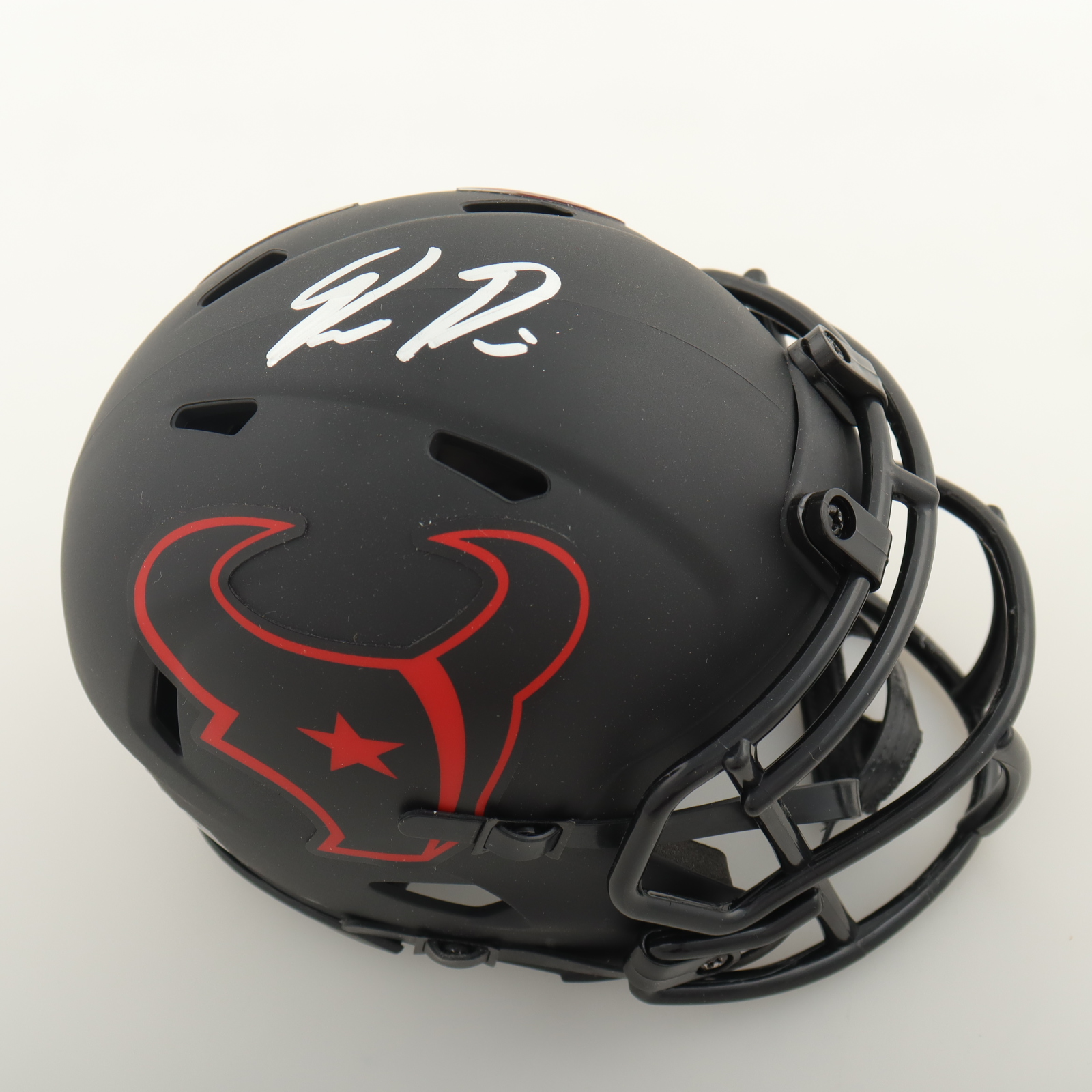 Dameon Pierce Signed Texans Eclipse Alternate Speed Mini Helmet (TriStar) at PristineAuction.com Dameon Pierce Signed Texans Eclipse Alternate Speed Mini Helmet (TriStar) at PristineAuction.com