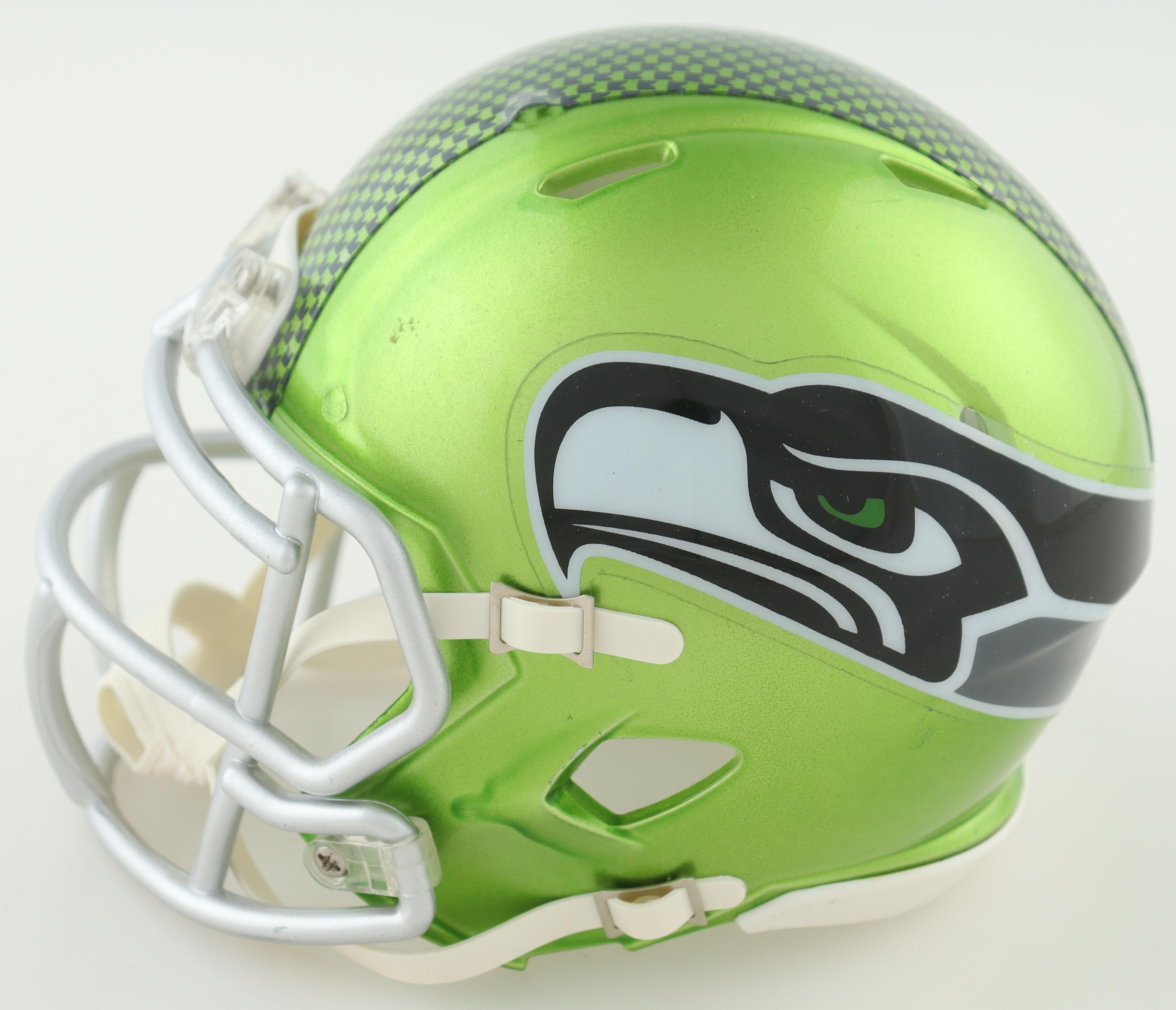 Matt Hasselbeck Signed Seahawks Flash Alternate Speed Mini Helmet (Beckett) at PristineAuction.com Matt Hasselbeck Signed Seahawks Flash Alternate Speed Mini Helmet (Beckett) at PristineAuction.com