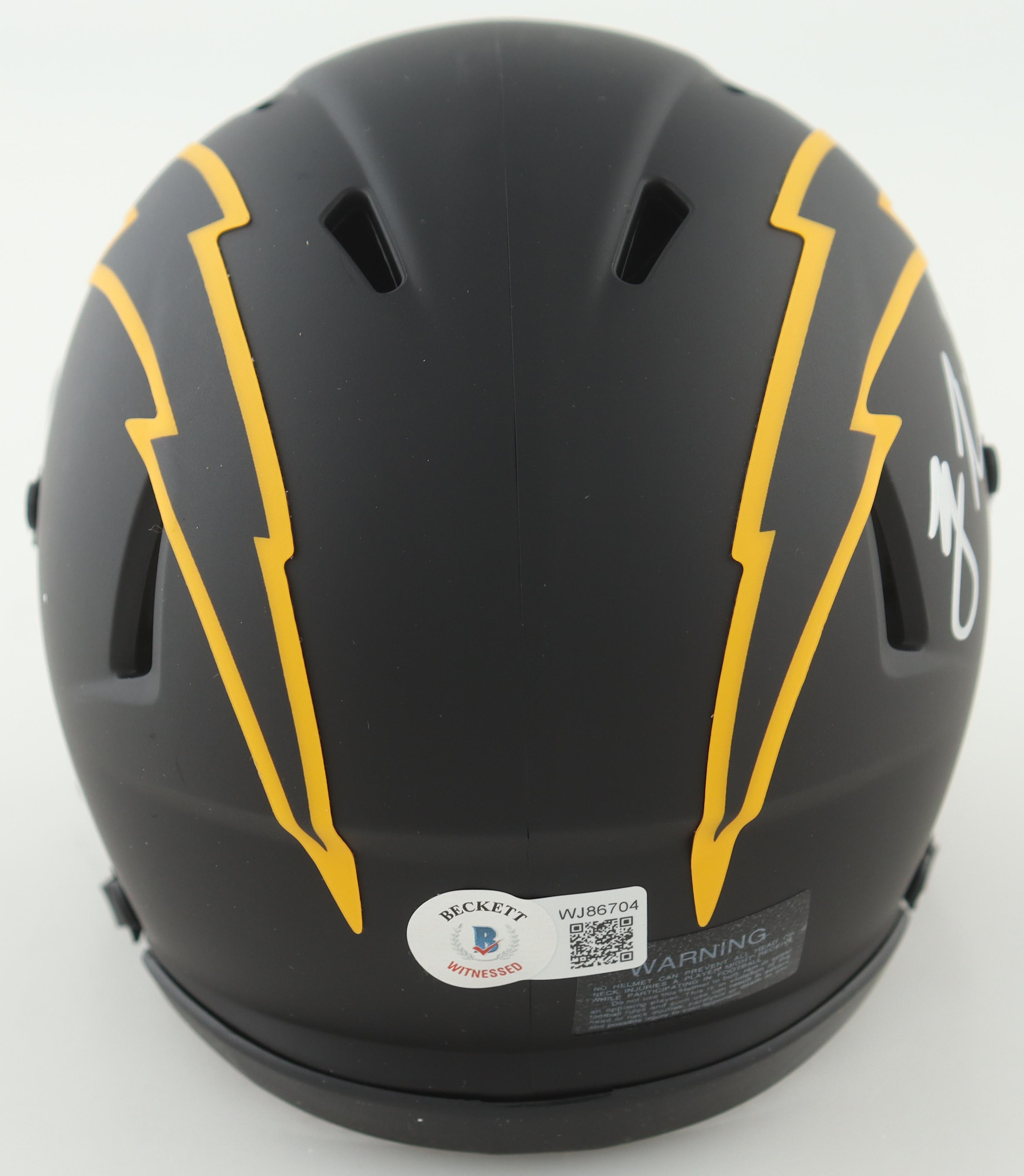 Rodney Harrison Signed Chargers Eclipse Alternate Speed Mini Helmet (Beckett) at PristineAuction.com Rodney Harrison Signed Chargers Eclipse Alternate Speed Mini Helmet (Beckett) at PristineAuction.com