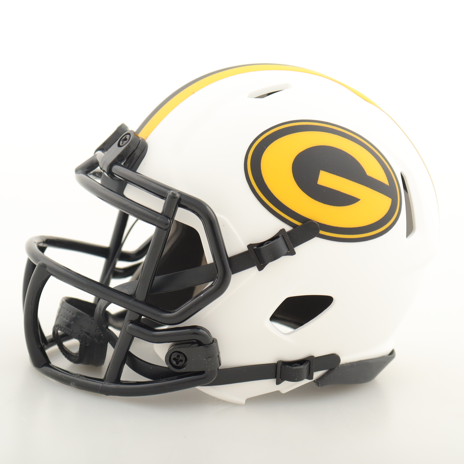 Aaron Jones Signed Packers Lunar Eclipse Alternate Speed Mini Helmet (Beckett) at PristineAuction.com Aaron Jones Signed Packers Lunar Eclipse Alternate Speed Mini Helmet (Beckett) at PristineAuction.com