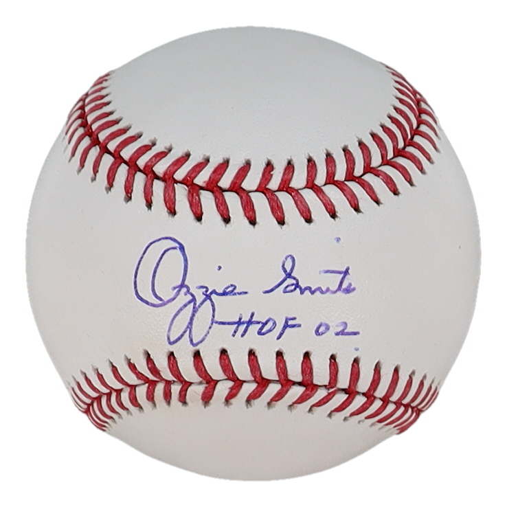 Ozzie Smith Signed OML Baseball Inscribed "HOF 02" (Fanatics) at PristineAuction.com Ozzie Smith Signed OML Baseball Inscribed "HOF 02" (Fanatics) at PristineAuction.com