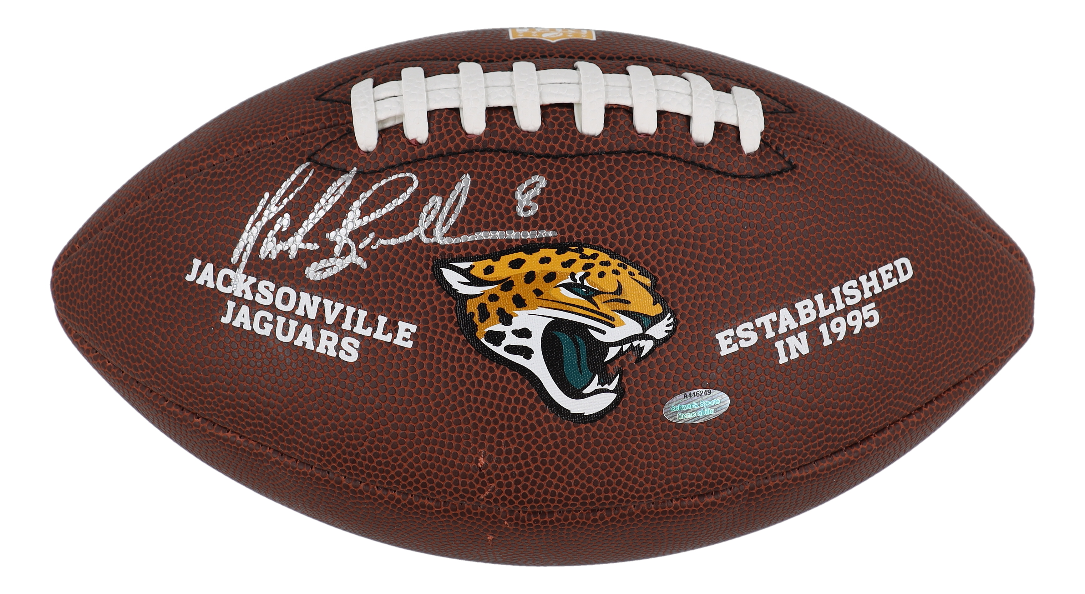 Mark Brunell Signed Jaguars Logo NFL Football (Schwartz) at PristineAuction.com Mark Brunell Signed Jaguars Logo NFL Football (Schwartz) at PristineAuction.com
