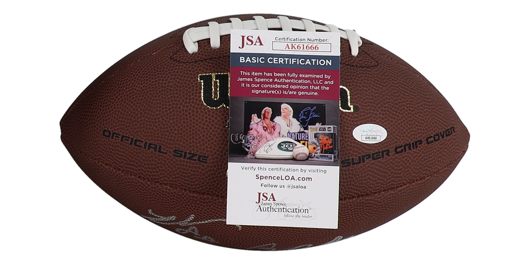 Romeo Doubs Signed NFL Football Inscribed "Go Pack Go" (JSA) at PristineAuction.com Romeo Doubs Signed NFL Football Inscribed "Go Pack Go" (JSA) at PristineAuction.com
