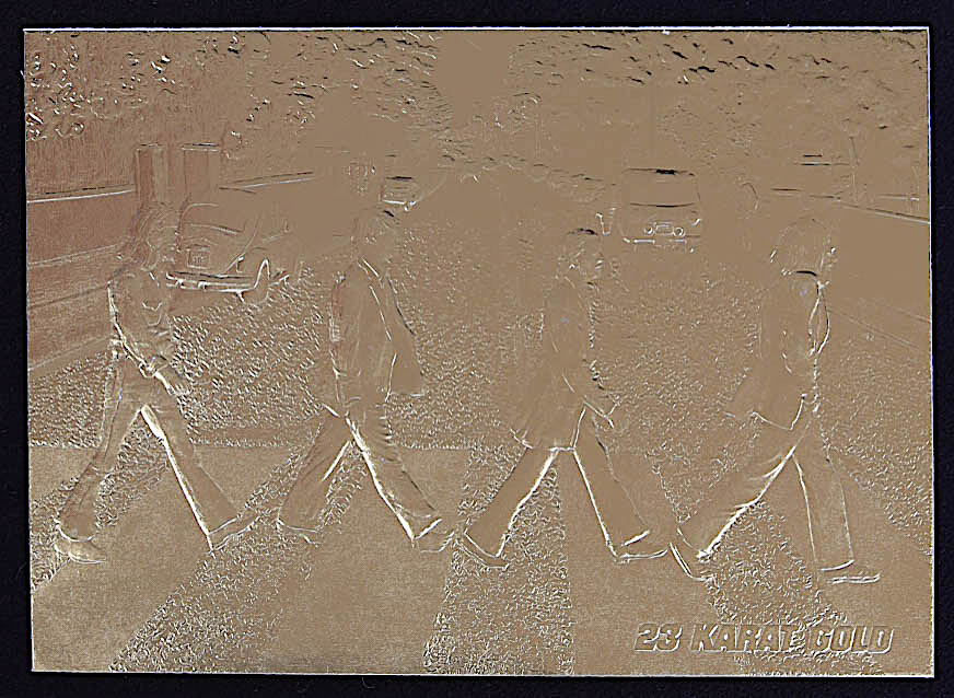 The Beatles 'For Sale' 23KT Gold Card – Graded GEM-MINT 10 (Original Collectors Edition)