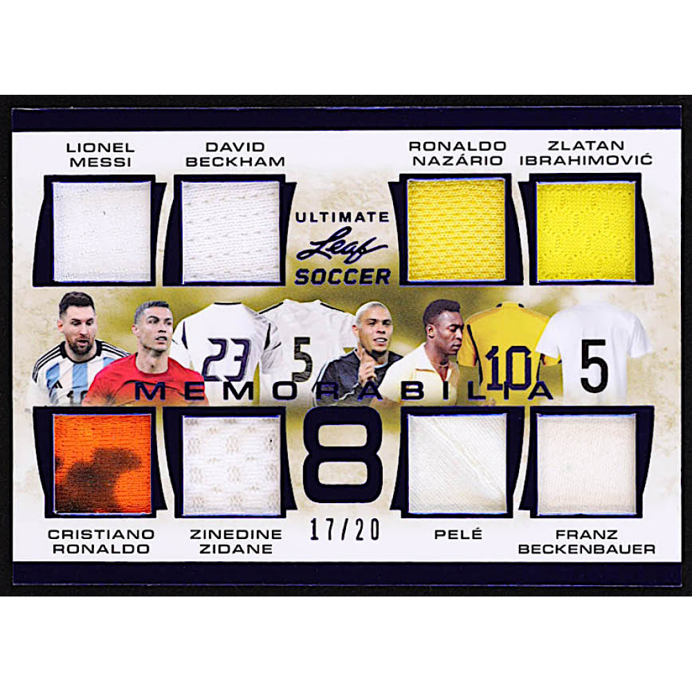 2023 Leaf Ultimate Memorabilia 8 Blue Spectrum #UEM5 Lionel