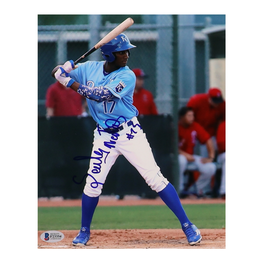 Seuly Matias Signed Royals 8x10 Photo (Beckett) | Pristine Auction