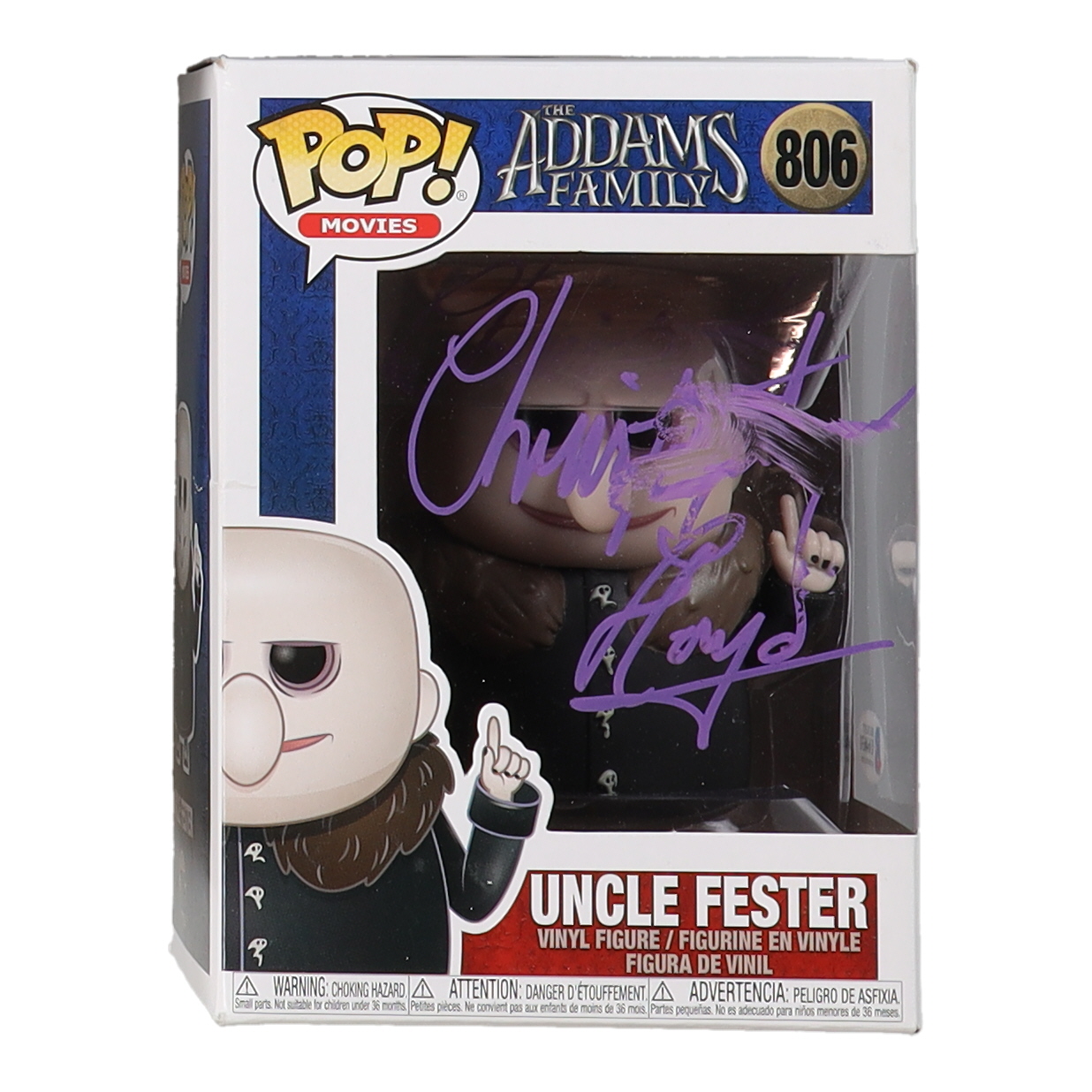 Christopher Lloyd Signed "The Adams Family" #806 Uncle Fester Funko Pop! Vinyl Figure (Beckett) at PristineAuction.com Christopher Lloyd Signed "The Adams Family" #806 Uncle Fester Funko Pop! Vinyl Figure (Beckett) at PristineAuction.com